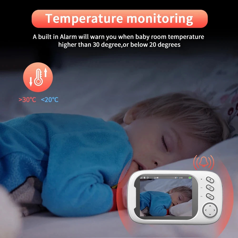 Cdycam 3.5-Inch Wireless Video Baby Monitor